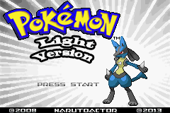Pokemon Light Version (beta 1.01) Title Screen